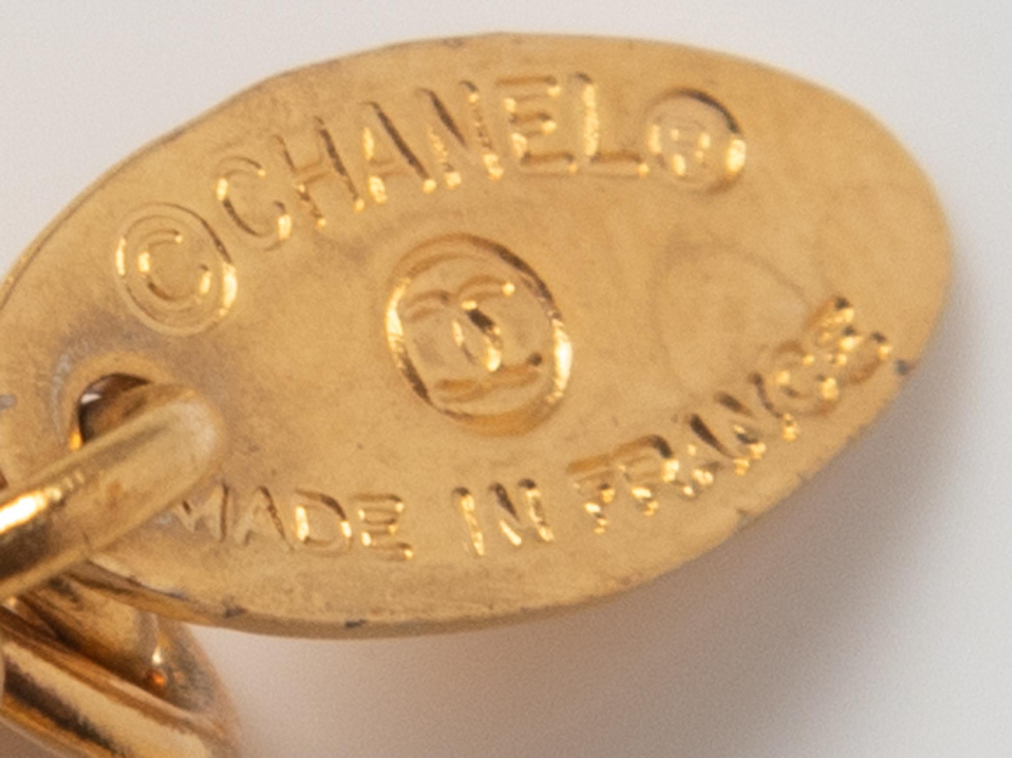 Hermès Earrings and Chanel Sautoir, 1980s