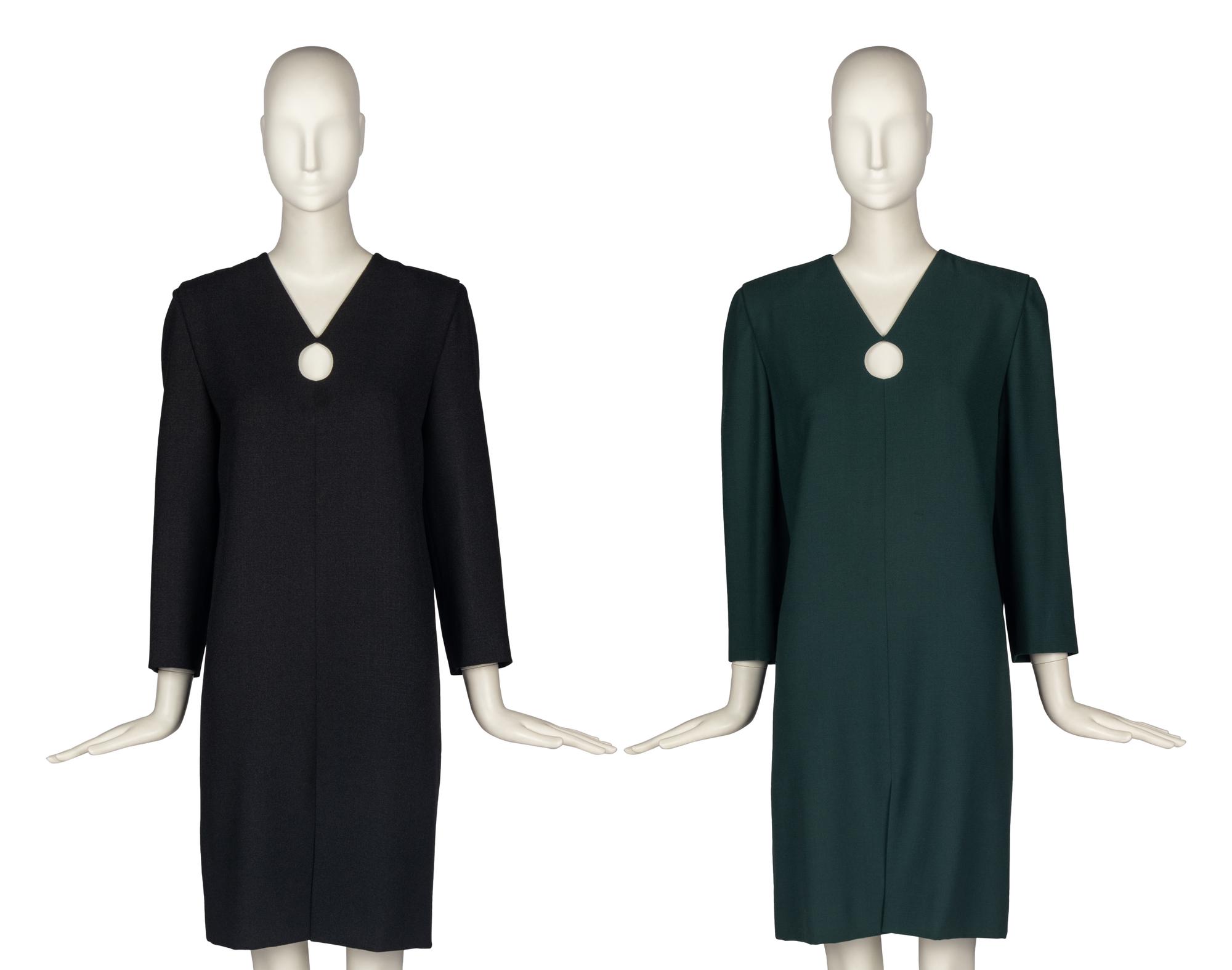 Two Pierre Cardin Haute Couture Dresses