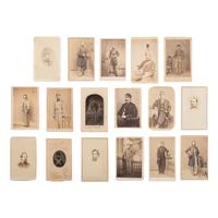 [Civil War] Group of 35 Carte de Visites of Union Soldiers from New York and New Jersey