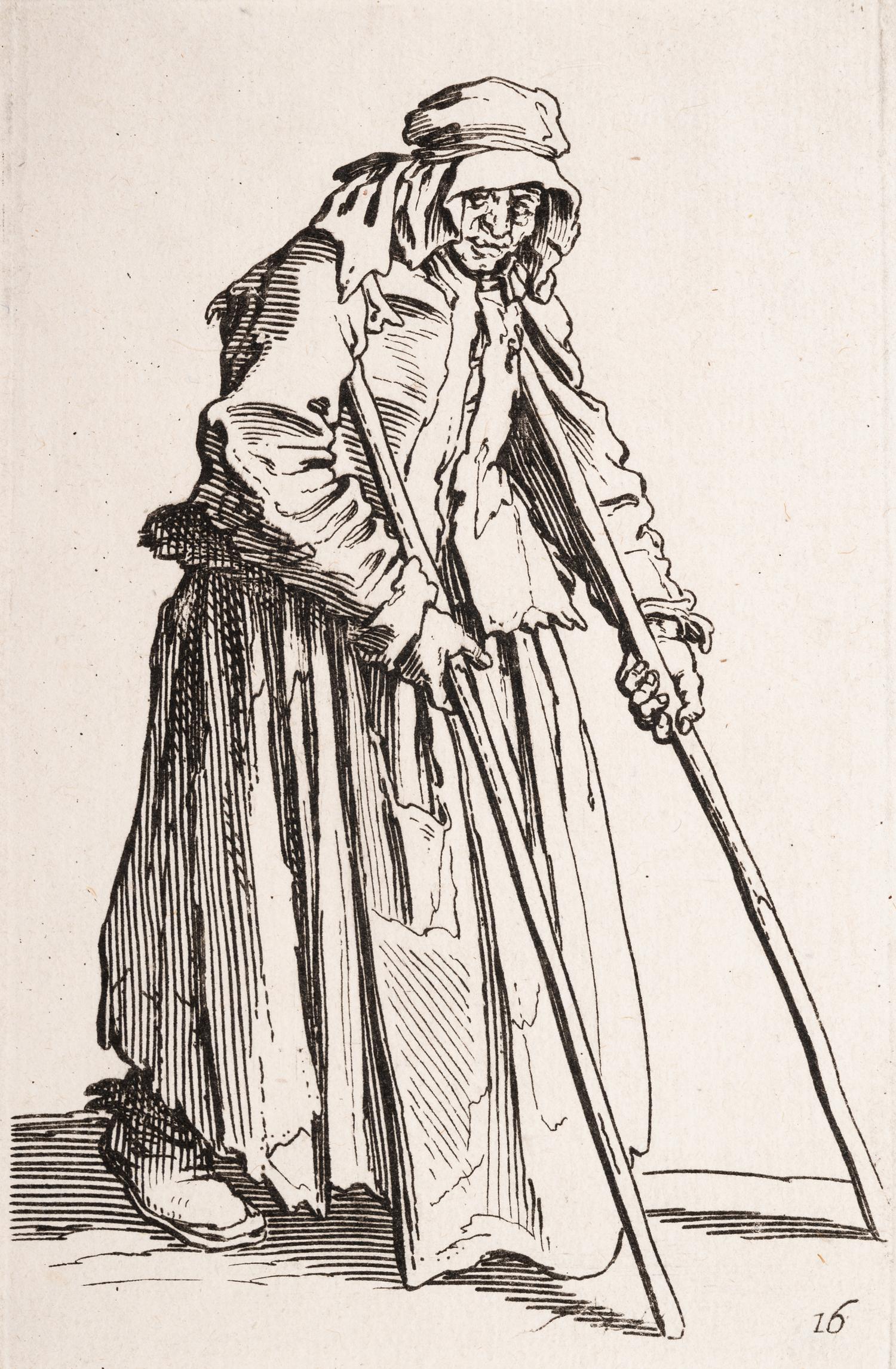 A Group of Five Engravings After Jacques Callot (French, 1592-1635)
