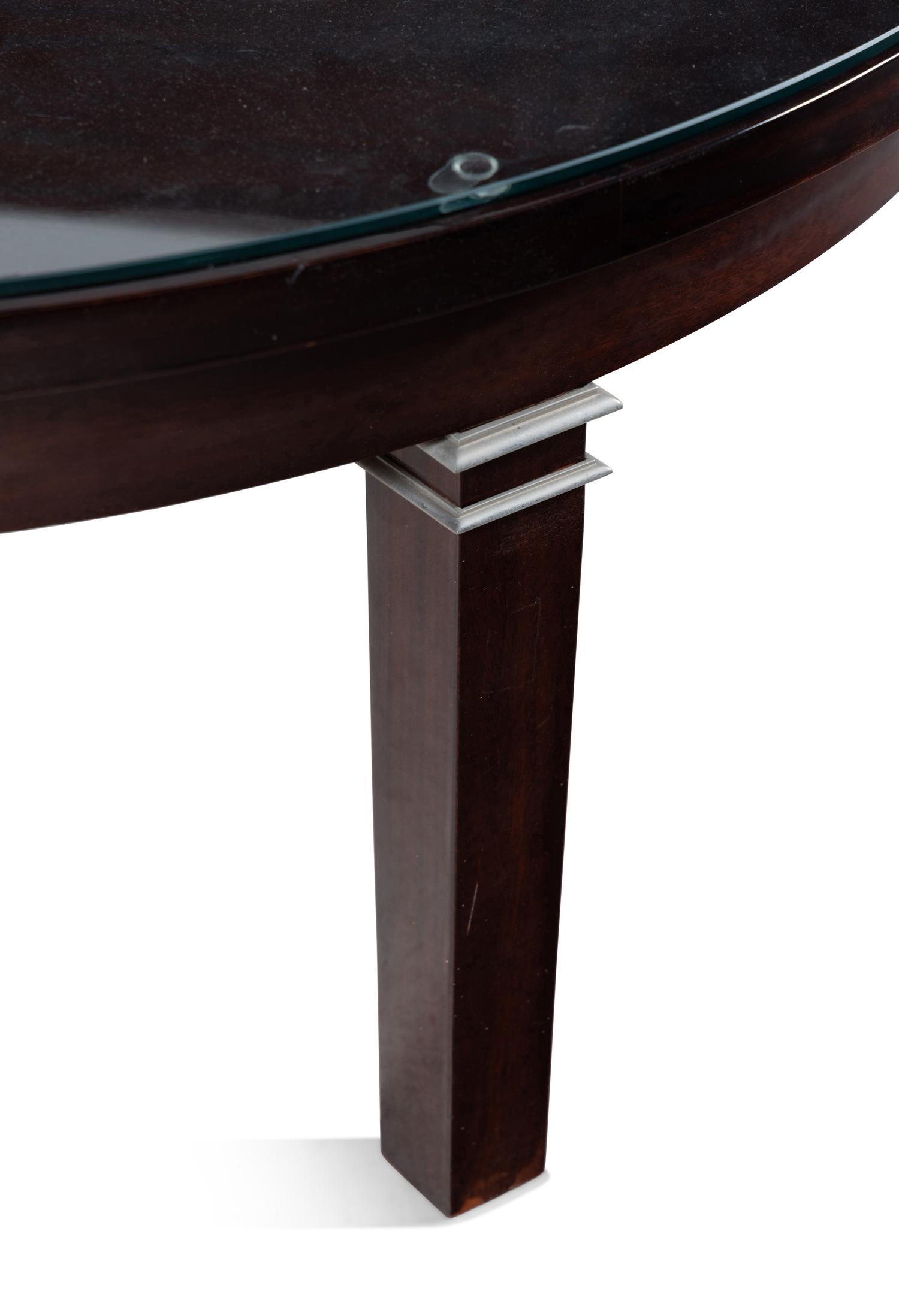 An Art Deco Style Mahogany Low Table