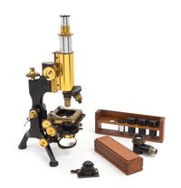 An English Brass and Black Lacquered Microscope Height 12 inches. — W. WATSON & SONS LTD., LONDON