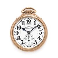 Illinois, G.F. Open Face 'Bunn Special' Pocket Watch, Circa 1930