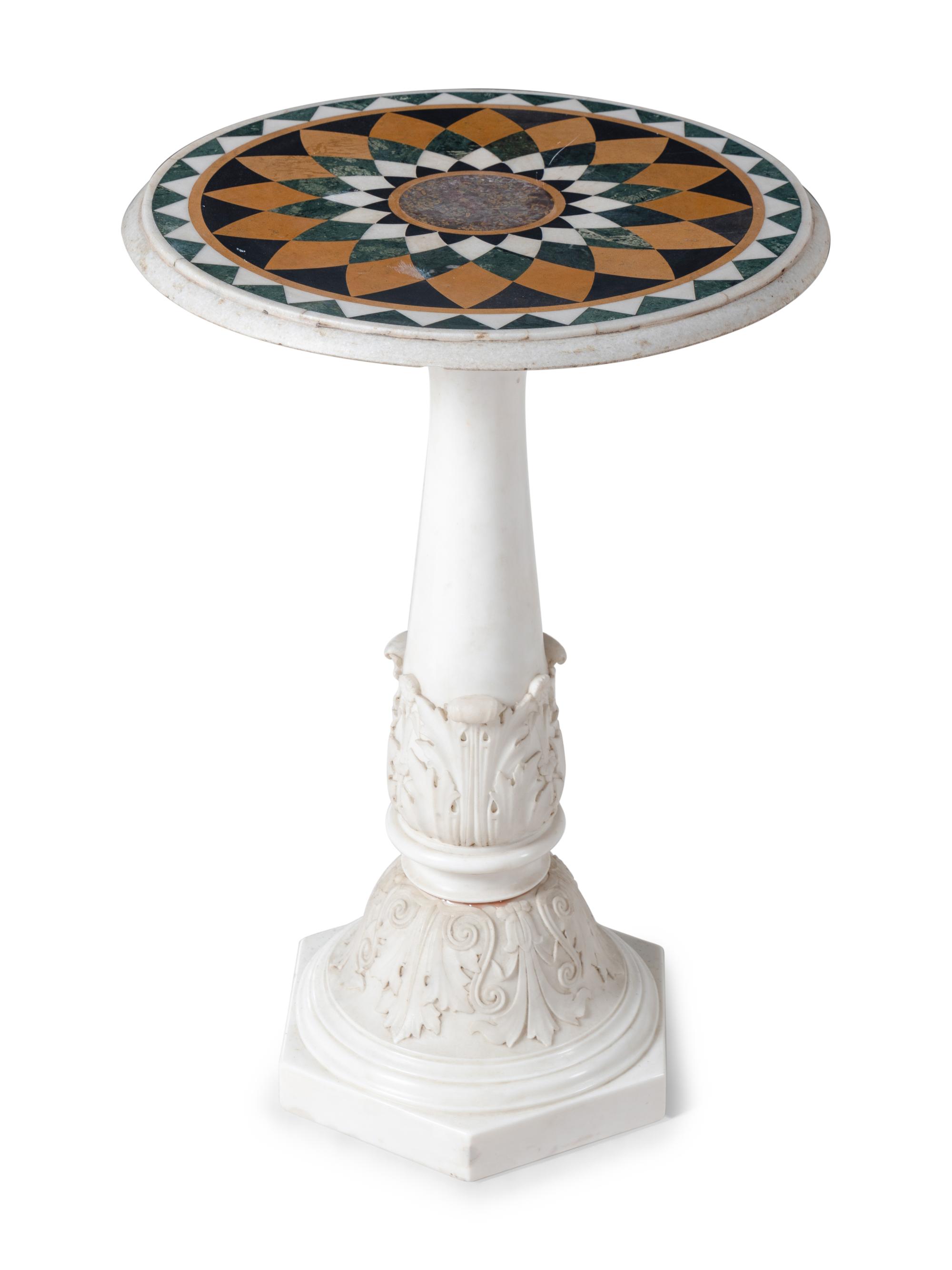 An Italian Specimen Marble Table