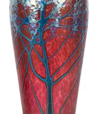 Two Carl Radke for Phoenix Studios Art Glass Vases