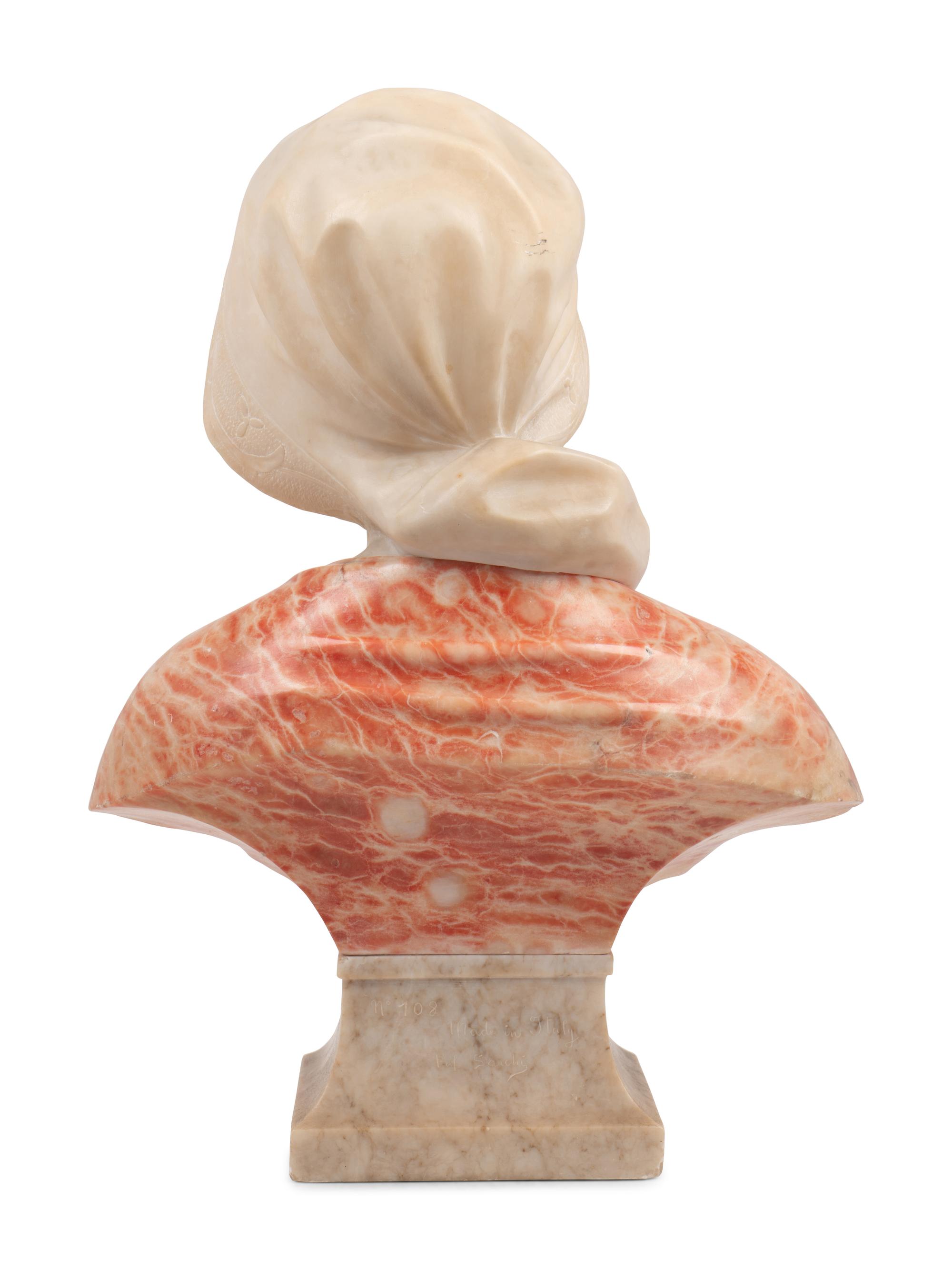 An Italian Alabaster Bust