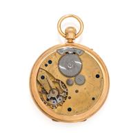 DENT, LONDON, 18K YELLOW GOLD HUNTER CASE POCKET WATCH