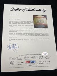 A 1947 Philadelphia Phillies Team Signed Autograph Baseball (PSA Letter of Authenticity)