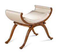 An Empire Style Upholstered Bench