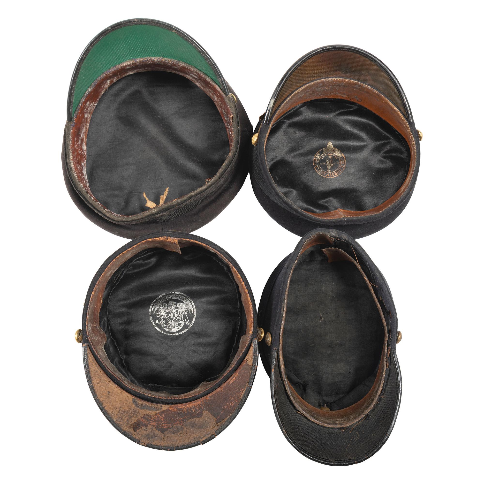 Mixed Group of American Military Headgear