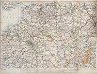 (TRAVEL GUIDES) Nine early 20th-century travel guides, including six by Karl Baedeker and three others.