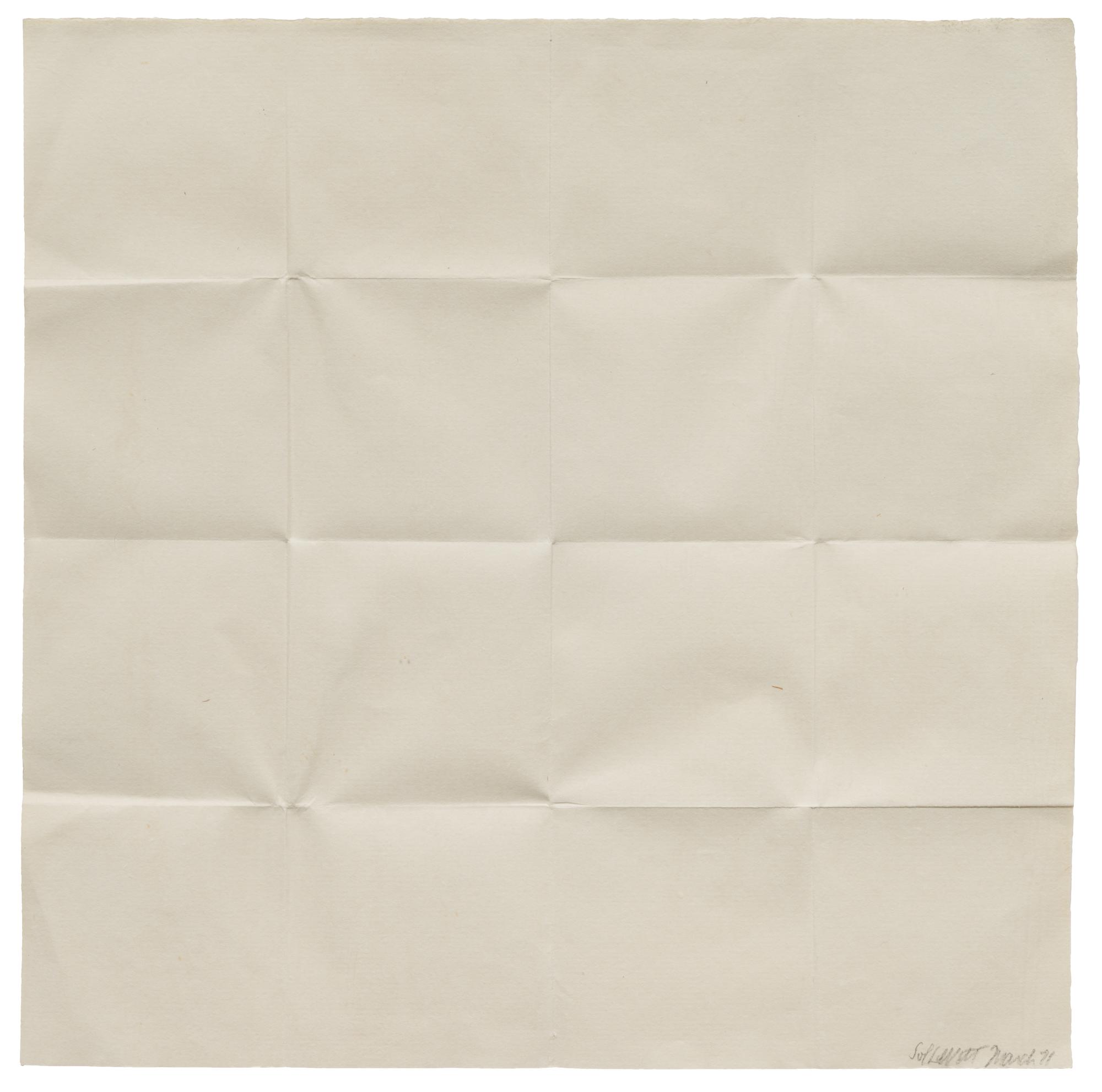 Fold Piece, Sixteen Squares