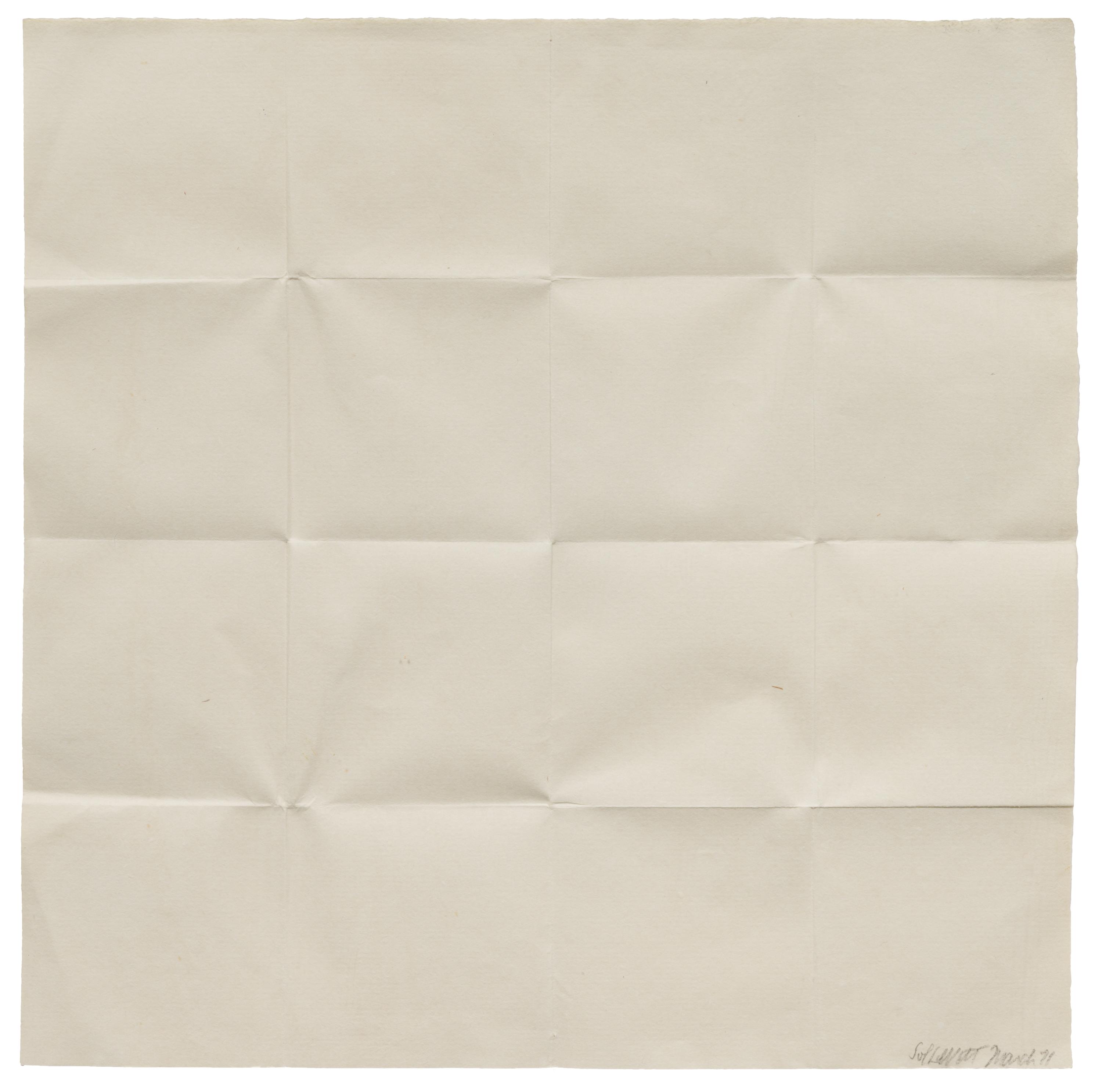 Fold Piece, Sixteen Squares