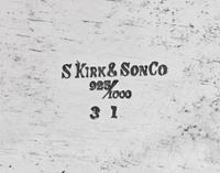 Two S. Kirk and Son Repousse Silver Serving Dishes