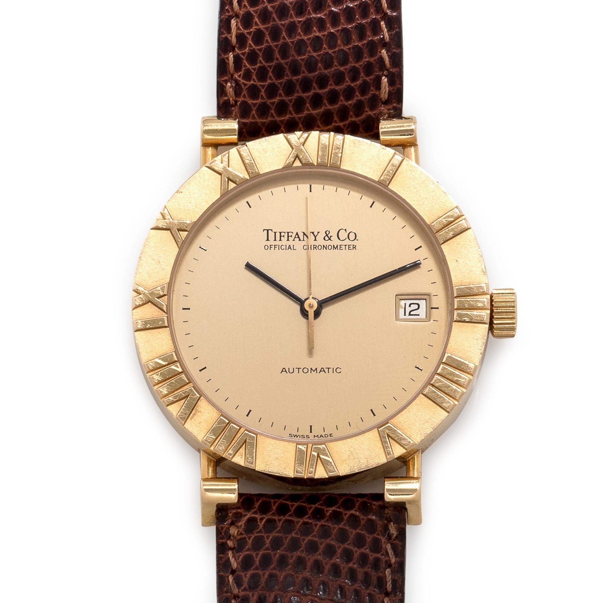 Tiffany & Co., 18K Yellow Gold Ref. M6930 'Atlas' Wristwatch
