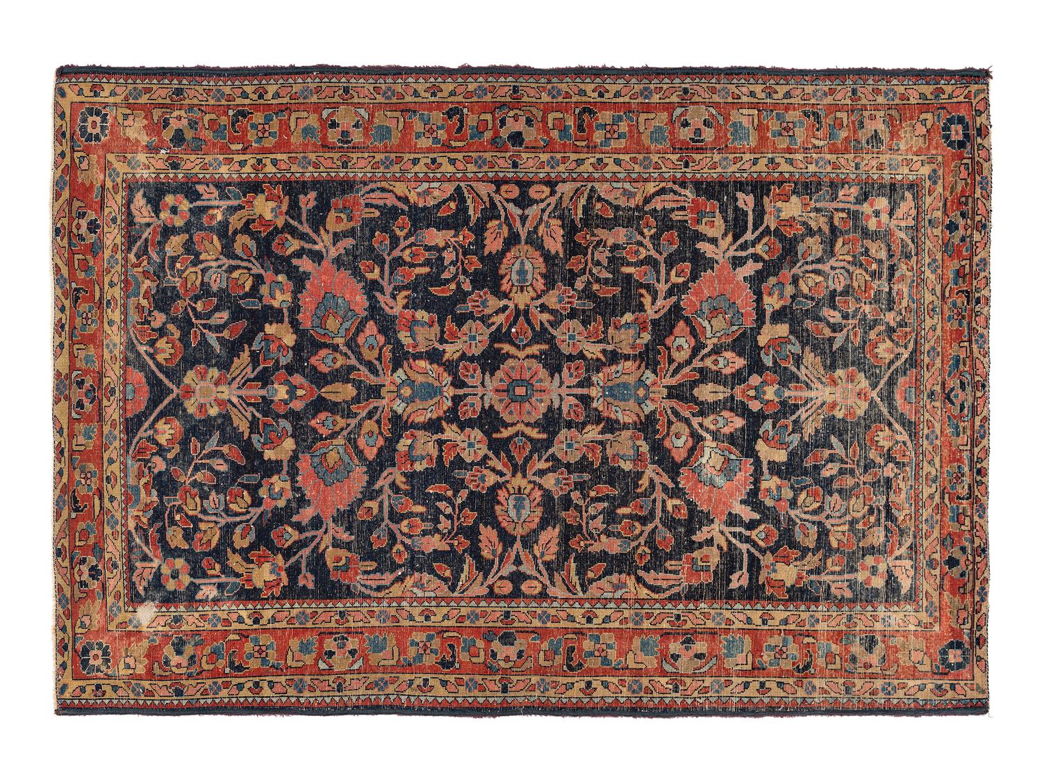 Two Persian Wool Area Rugs