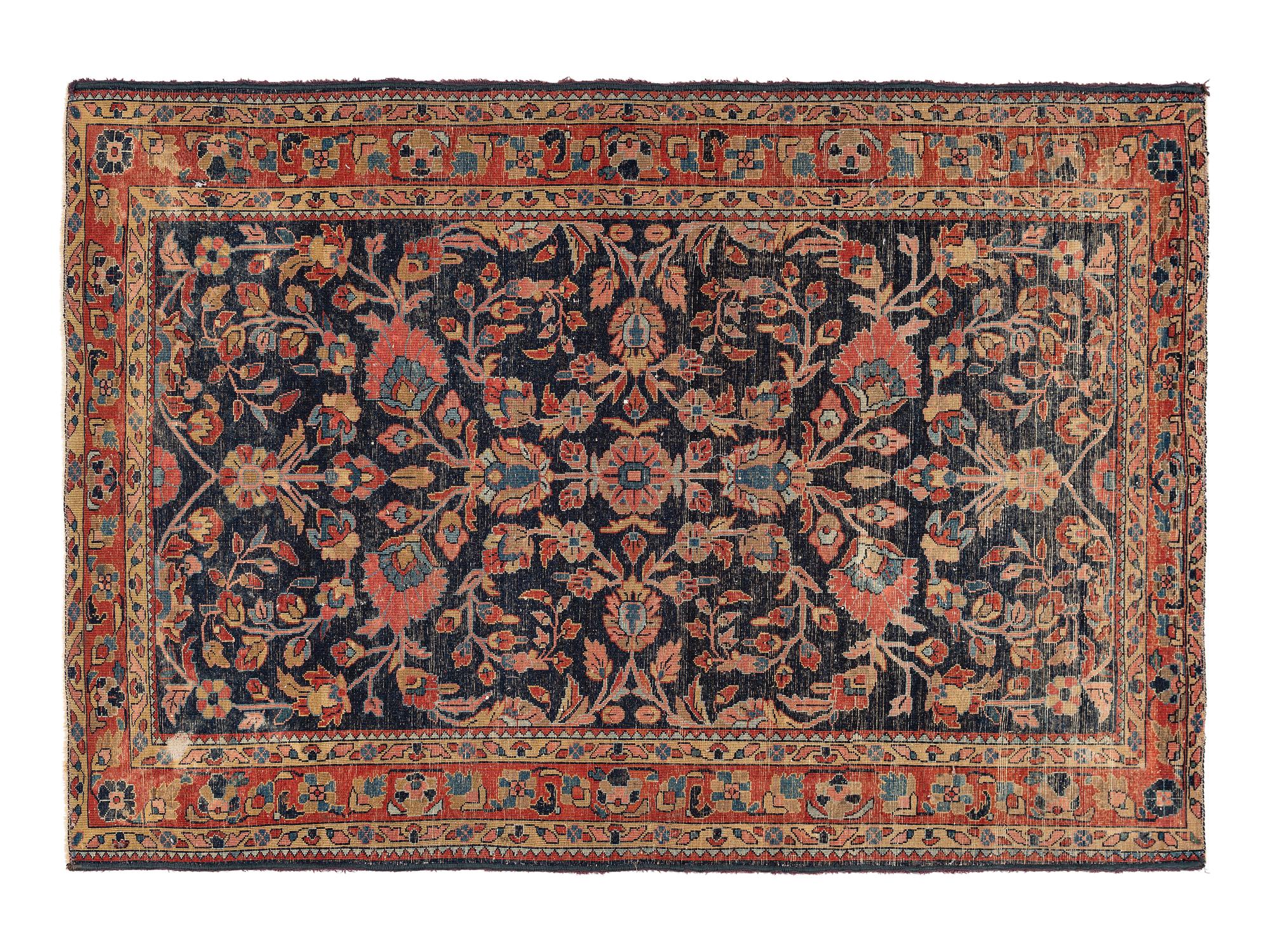 Two Persian Wool Area Rugs