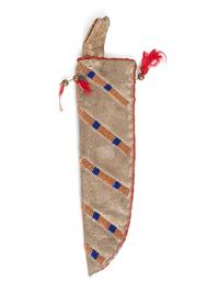 Northern Plains Beaded Knife Sheath