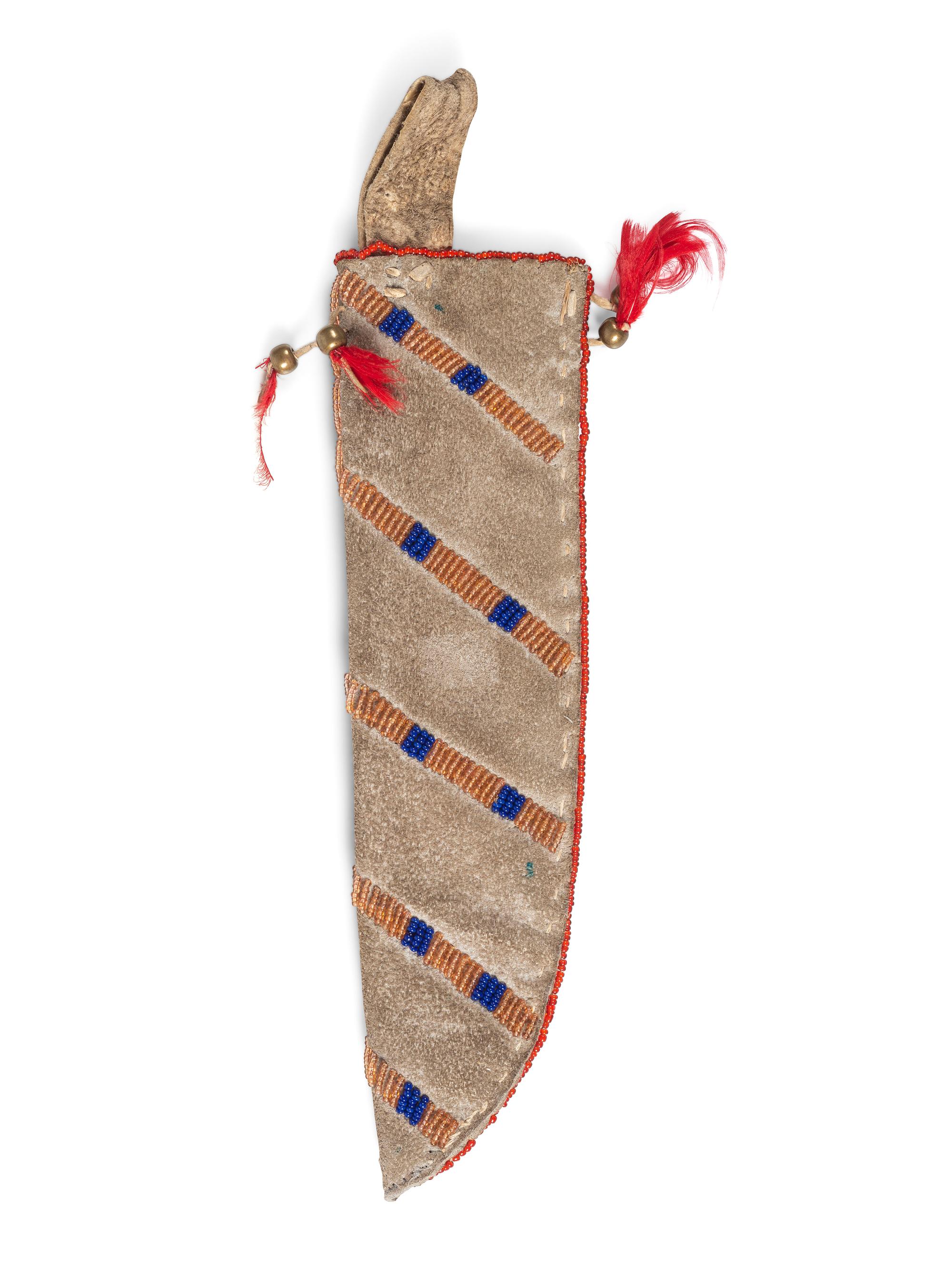 Northern Plains Beaded Knife Sheath