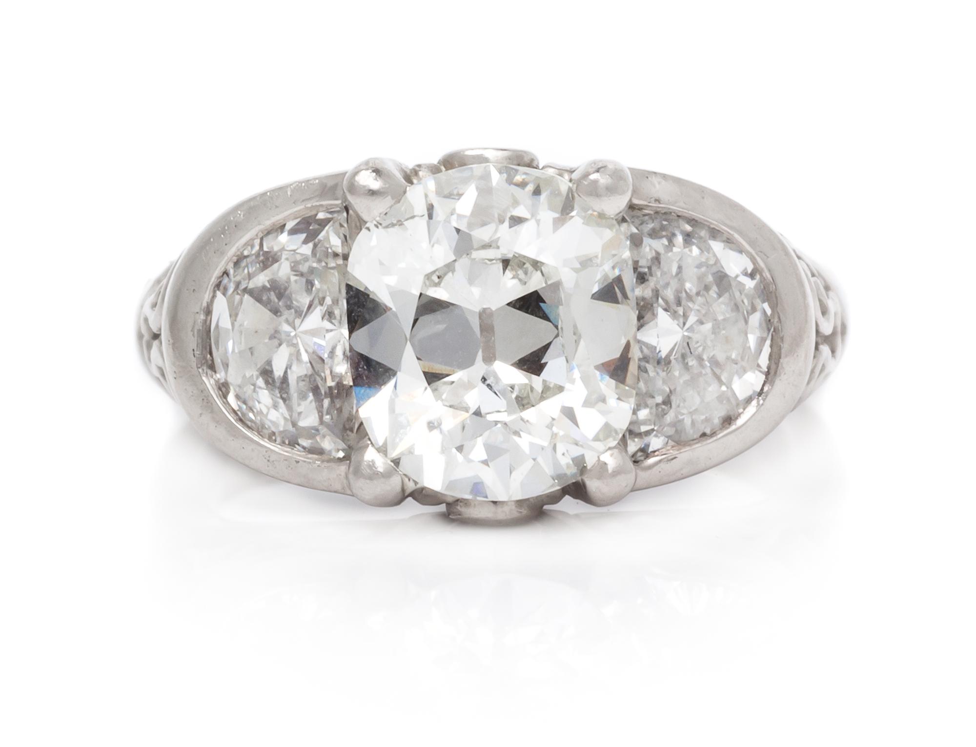 A Palladium and Diamond Ring, Eve Alfille, 3.30 dwts.