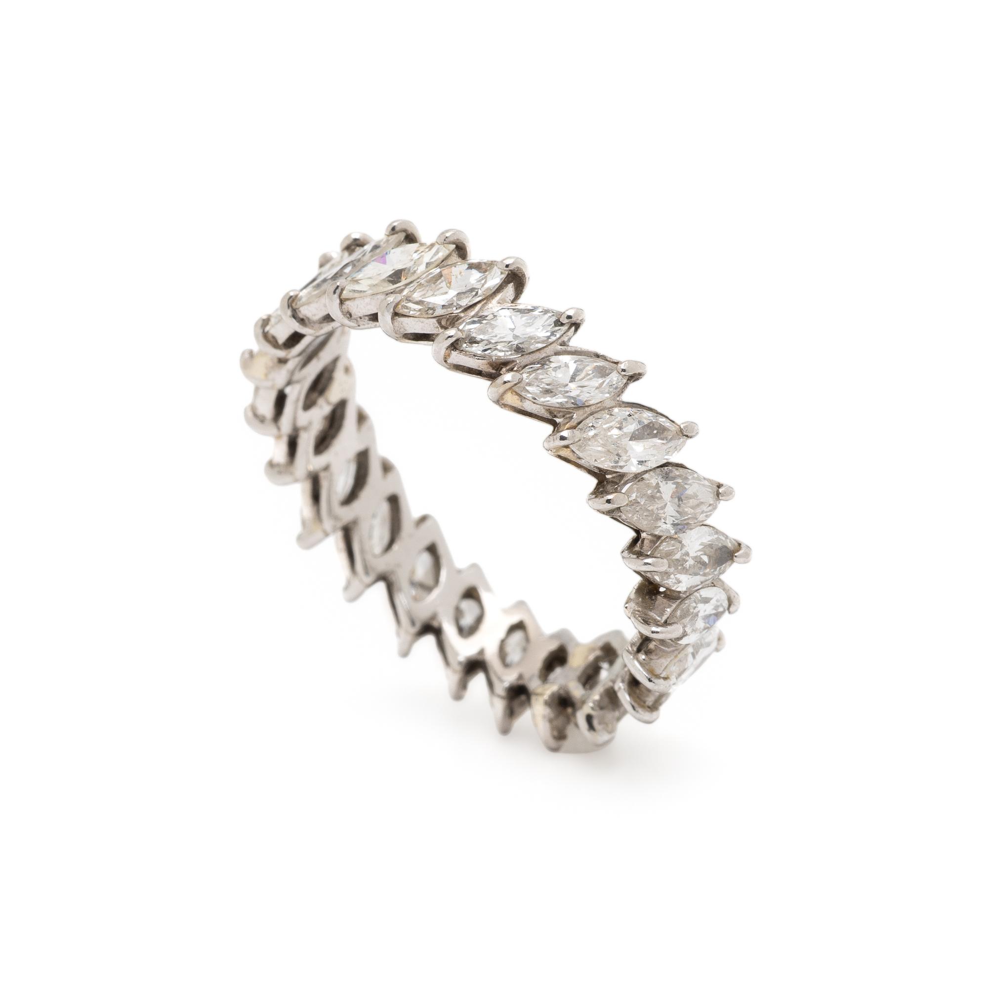 DIAMOND AND PLATINUM ETERNITY BAND
