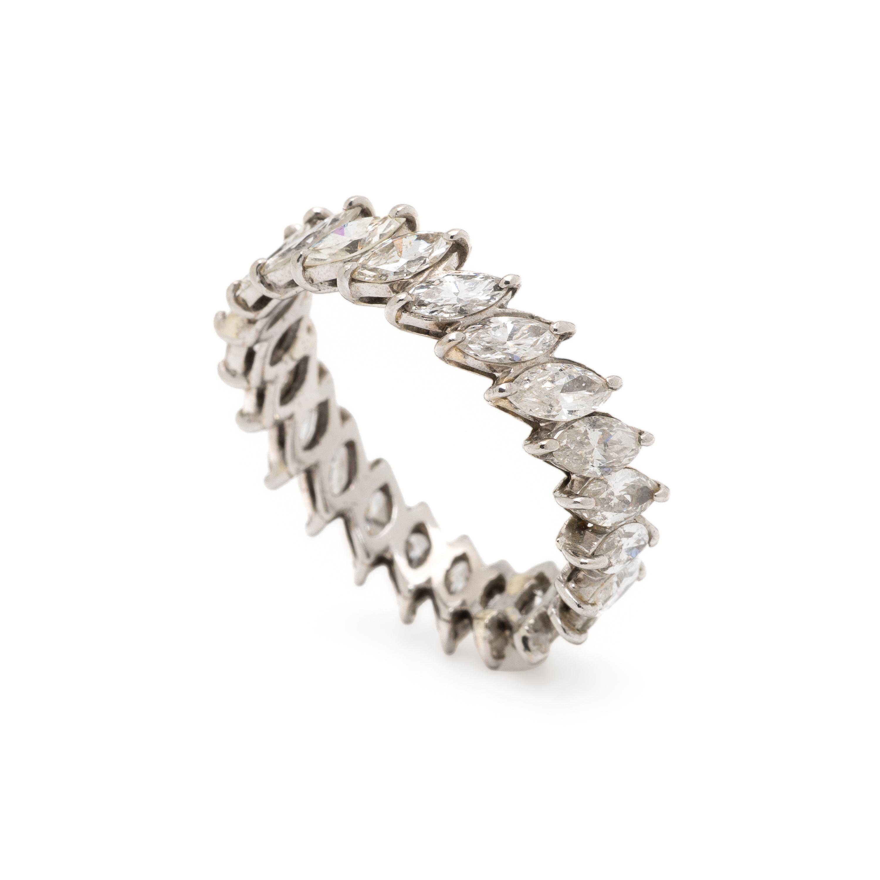 DIAMOND AND PLATINUM ETERNITY BAND
