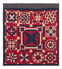 A Pieced Cotton Sampler Quilt