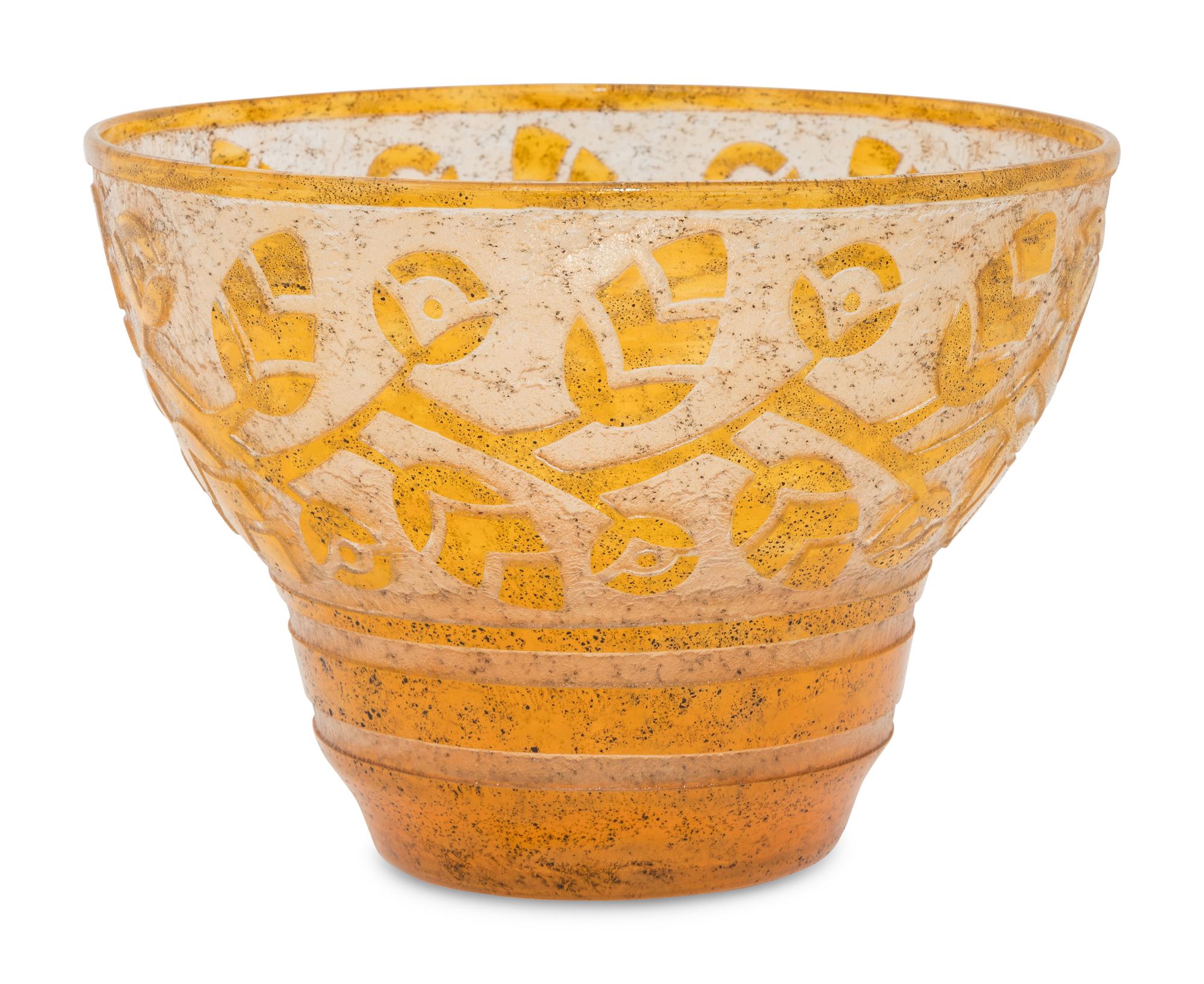 Floral Motif Centerpiece Bowl
