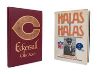 A Group of Red Grange and George Halas Chicago Bears Signed Autographed Books (PSA and JSA Certified Authentic),