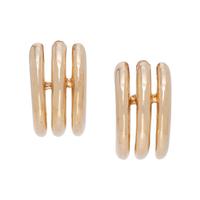 COLLECTION OF YELLOW GOLD HOOP EARRINGS