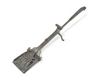 An Unusual Wrought Iron / Steel Peel with Adjustable Fork, French or Flemish, 18th Century
