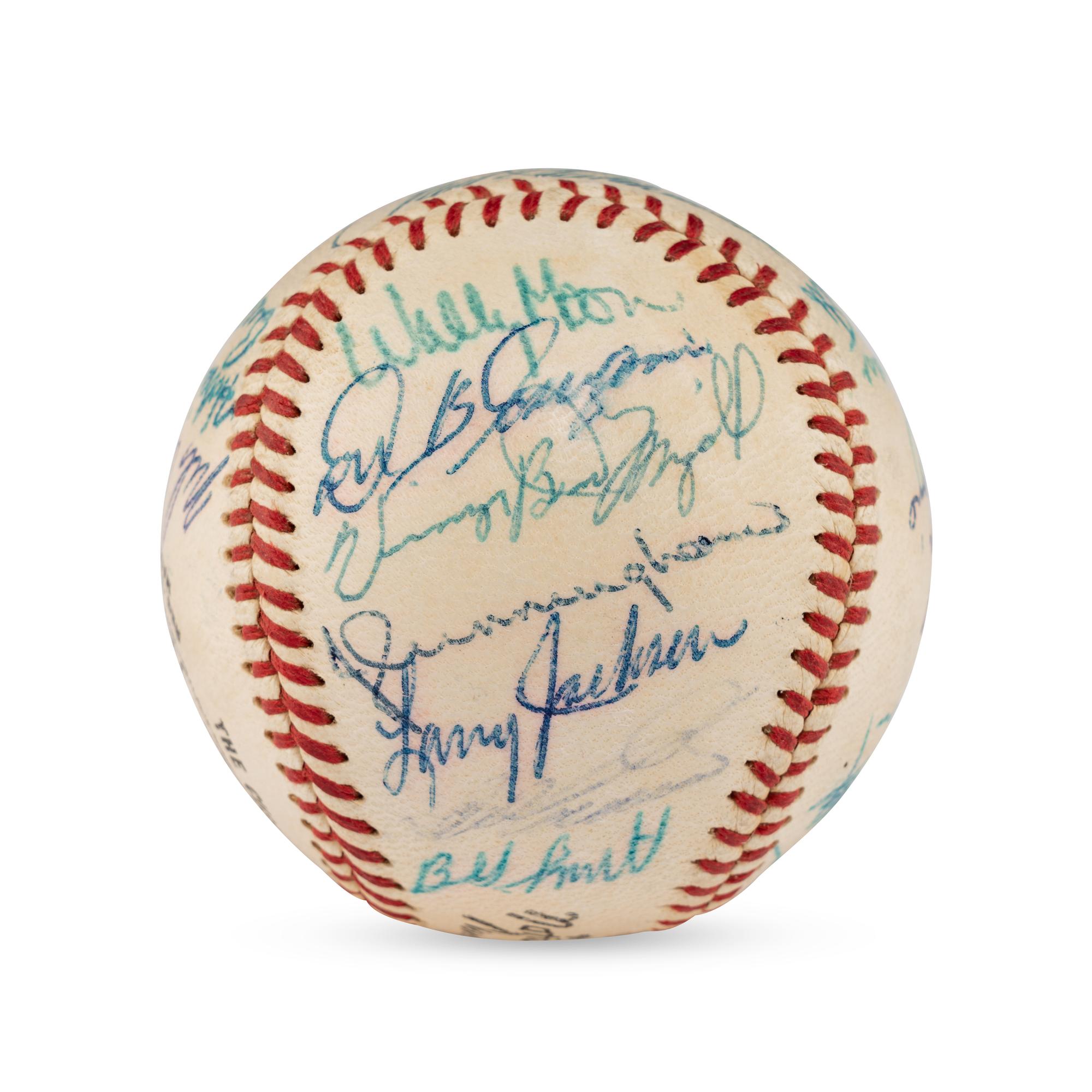 A 1958 St. Louis Cardinals Team Signed Autograph Baseball Featuring Stan Musial (JSA Letter of Authenticity)
