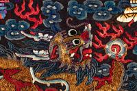 A Summer Embroidered Gauze Dragon Robe