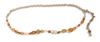 A Chanel Silvertone Chain Link Belt,
