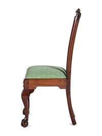 A Chippendale Shell-Carved Walnut Side Chair