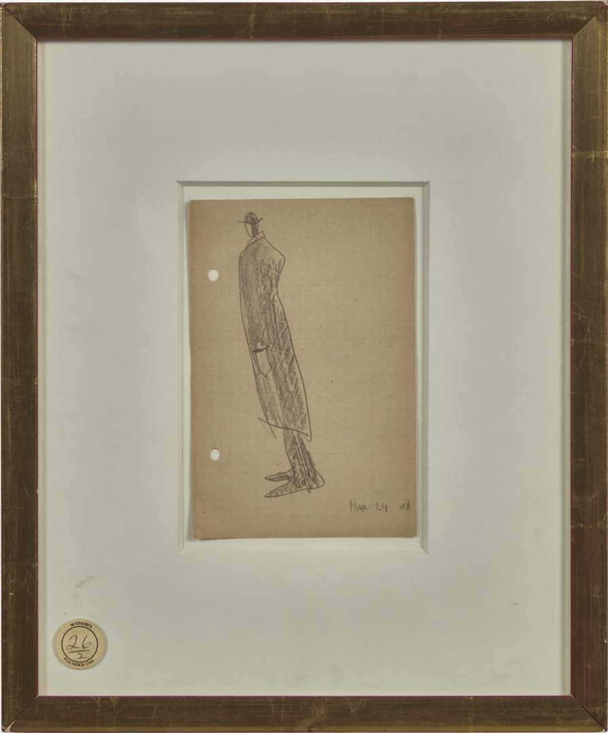 Lyonel Feininger (German/American, 1871-1956) - Standing Man