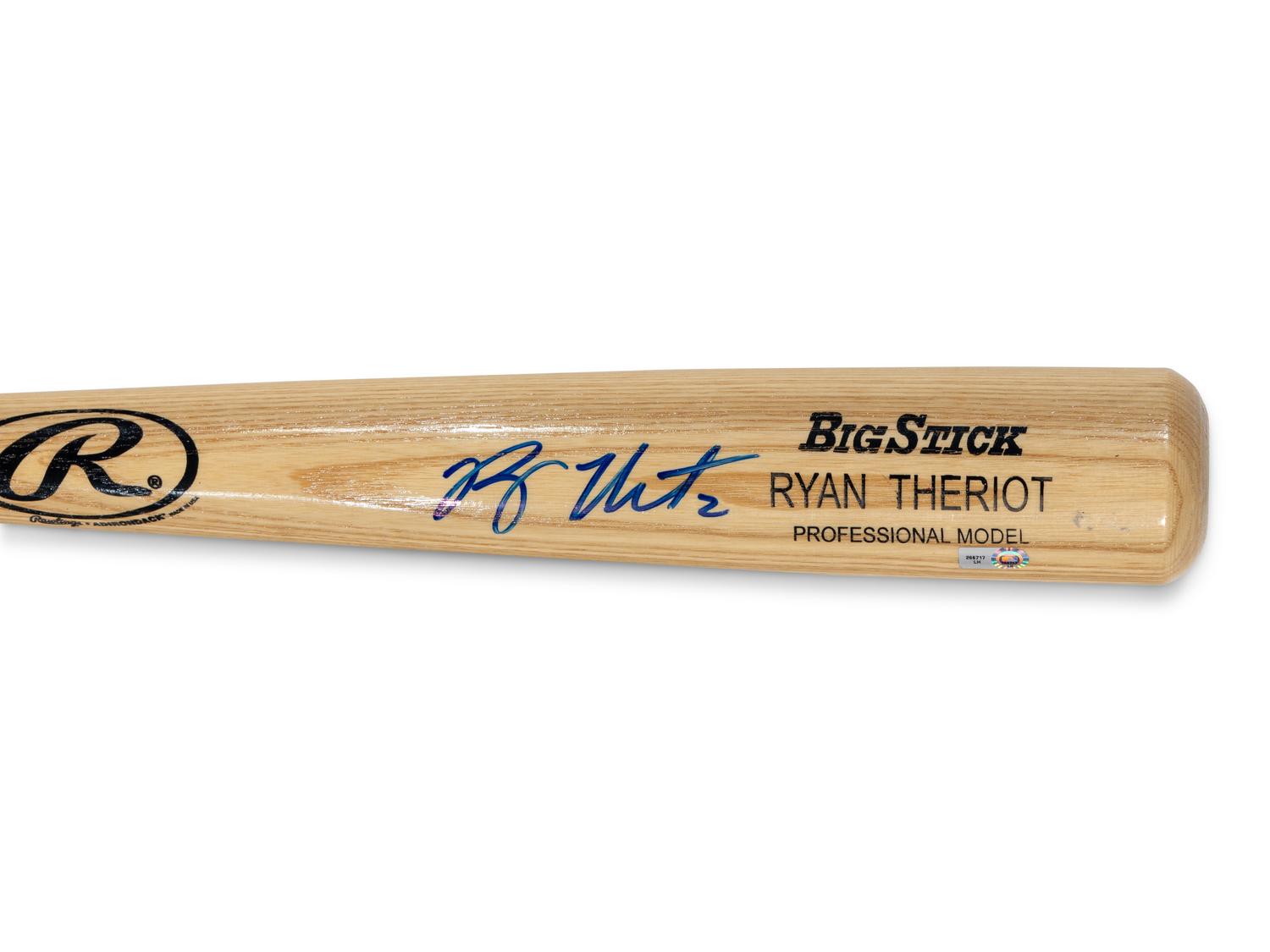 A Group of Chicago Cubs Bats Including Giovanni Sotto Game Used