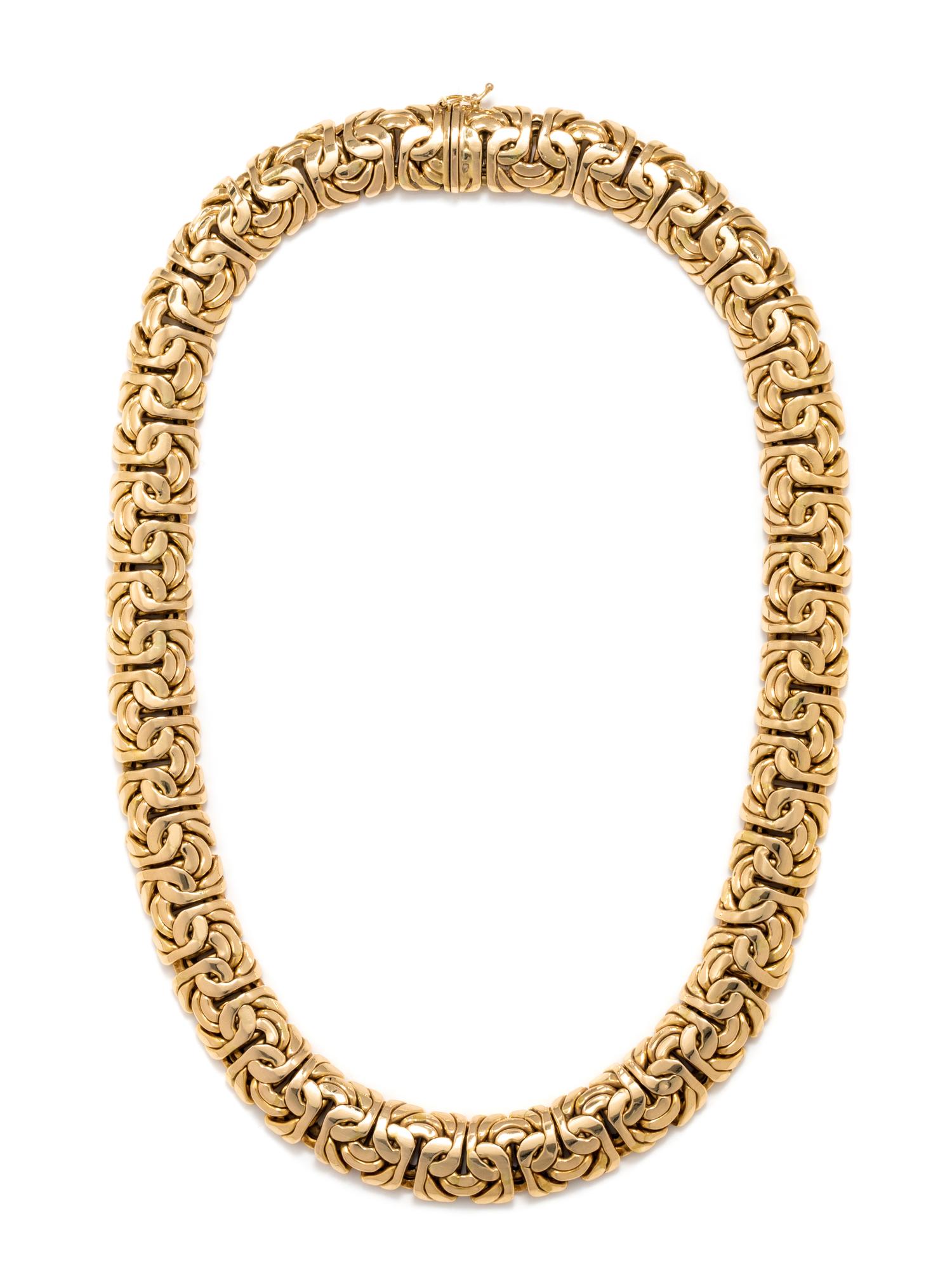 YELLOW GOLD NECKLACE