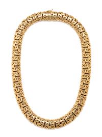 YELLOW GOLD NECKLACE