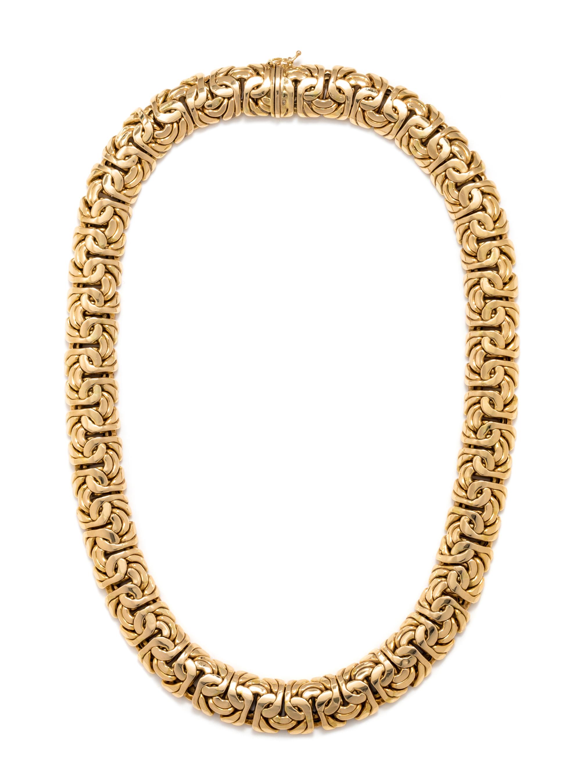 YELLOW GOLD NECKLACE