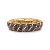 MULTIGEM AND DIAMOND BRACELET