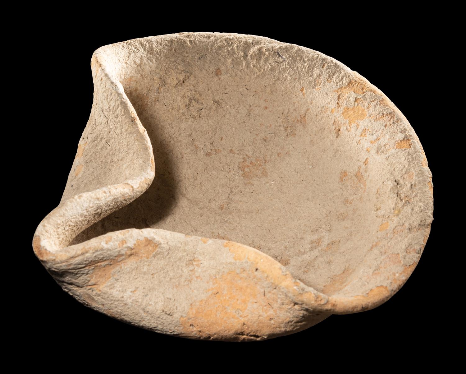 A Holy Land Pottery Oil Lamp
