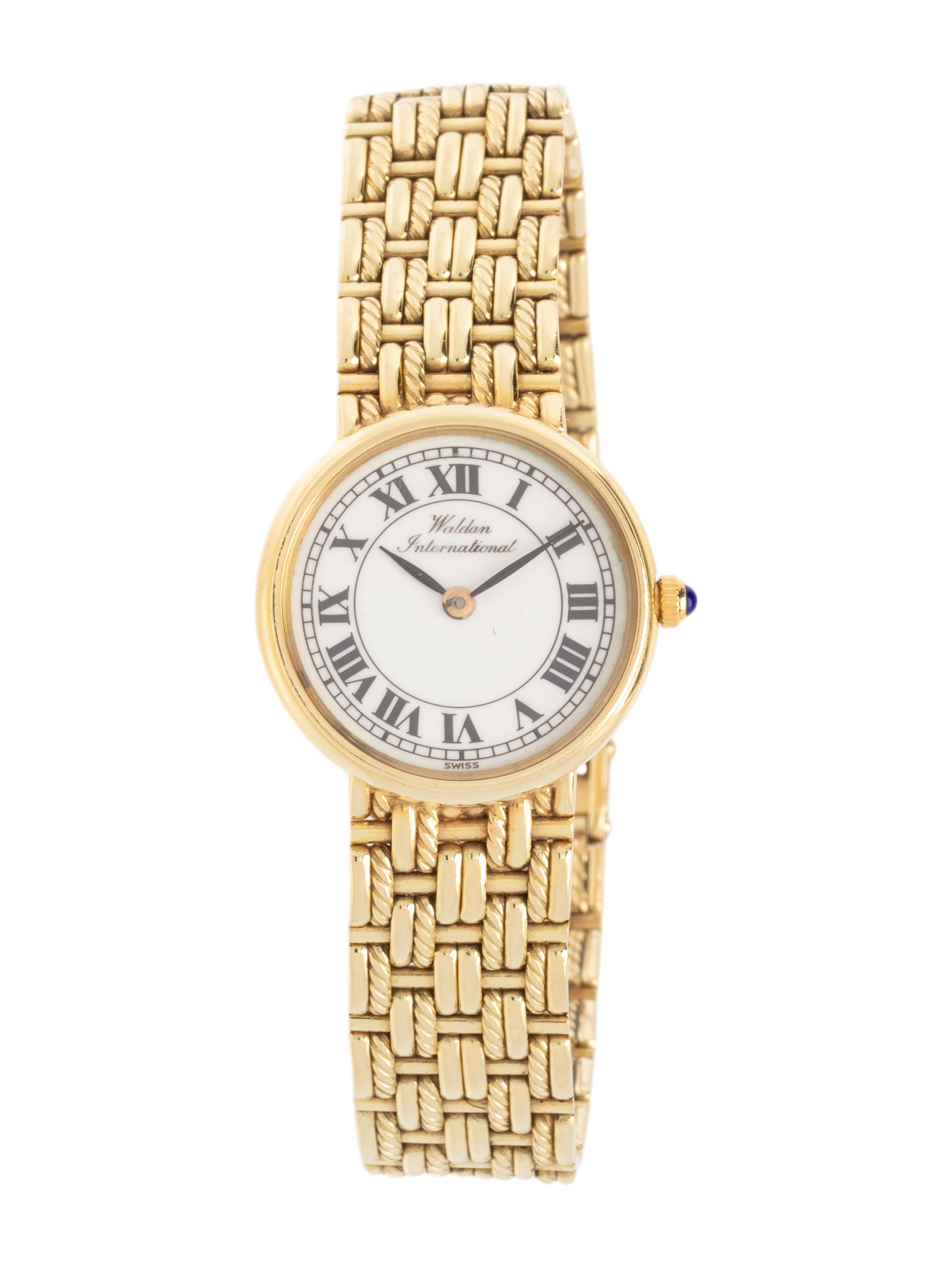 WALDAN INTERNATIONAL, 14K YELLOW GOLD WATCH