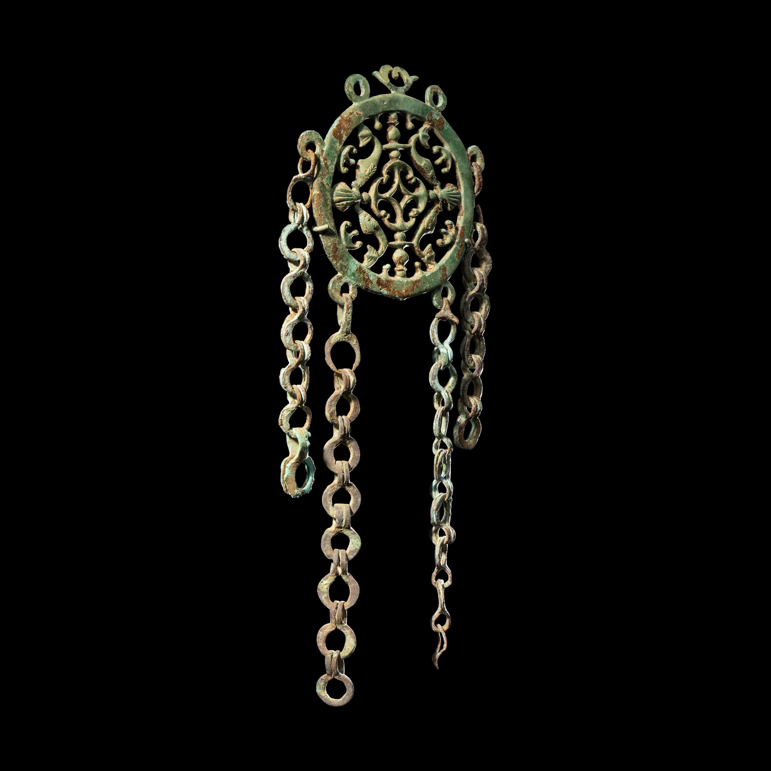 A Roman Bronze Horse Trapping