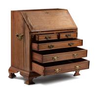 A Chippendale Style Diminutive Slant-Front Bureau