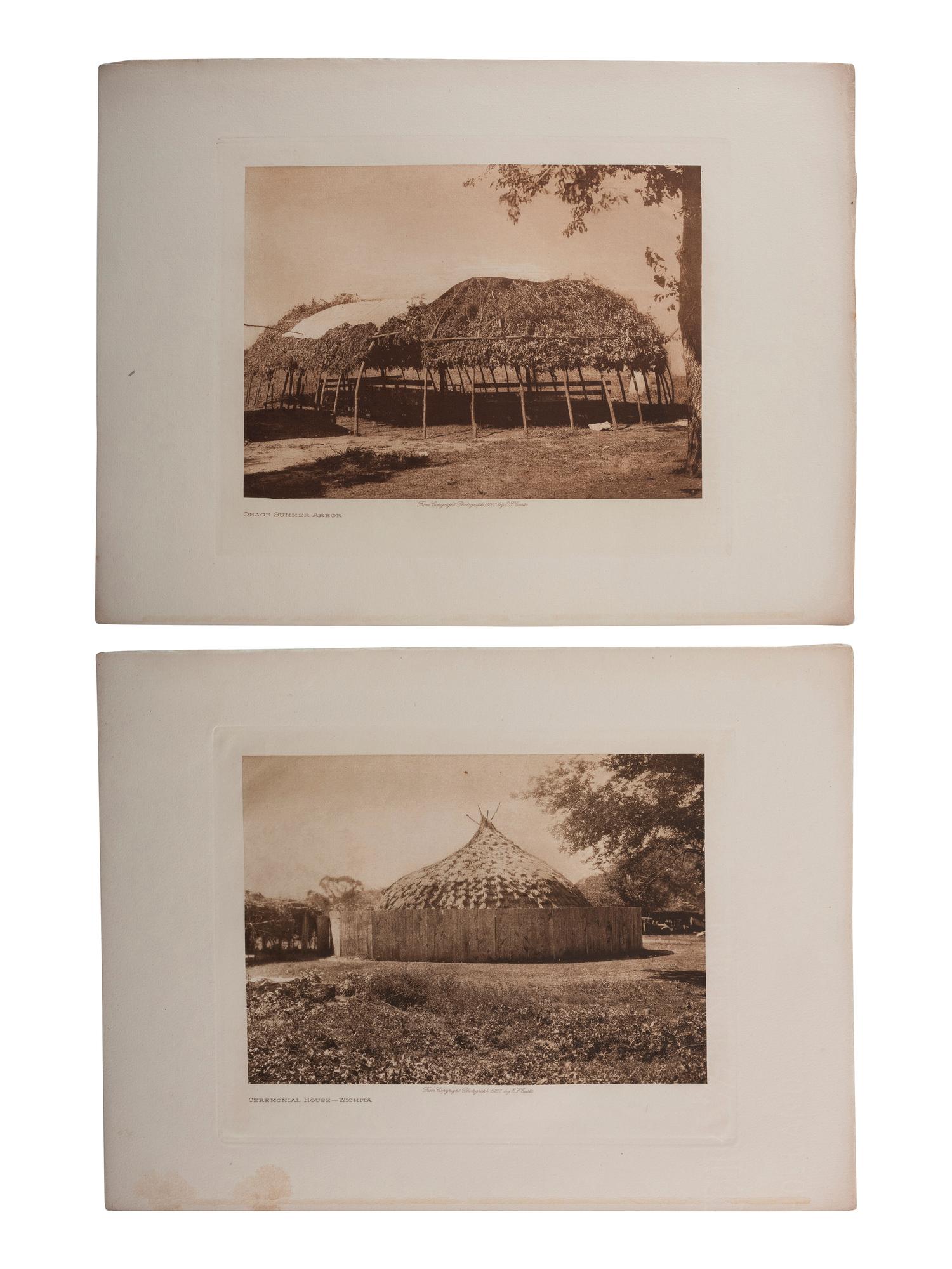 [NATIVE AMERICANS]. CURTIS, Edward S., photographer. A portfolio of 18 volume photogravures of Southwestern and Plains subjects.