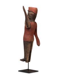 A Carved and Painted Wood Whirligig