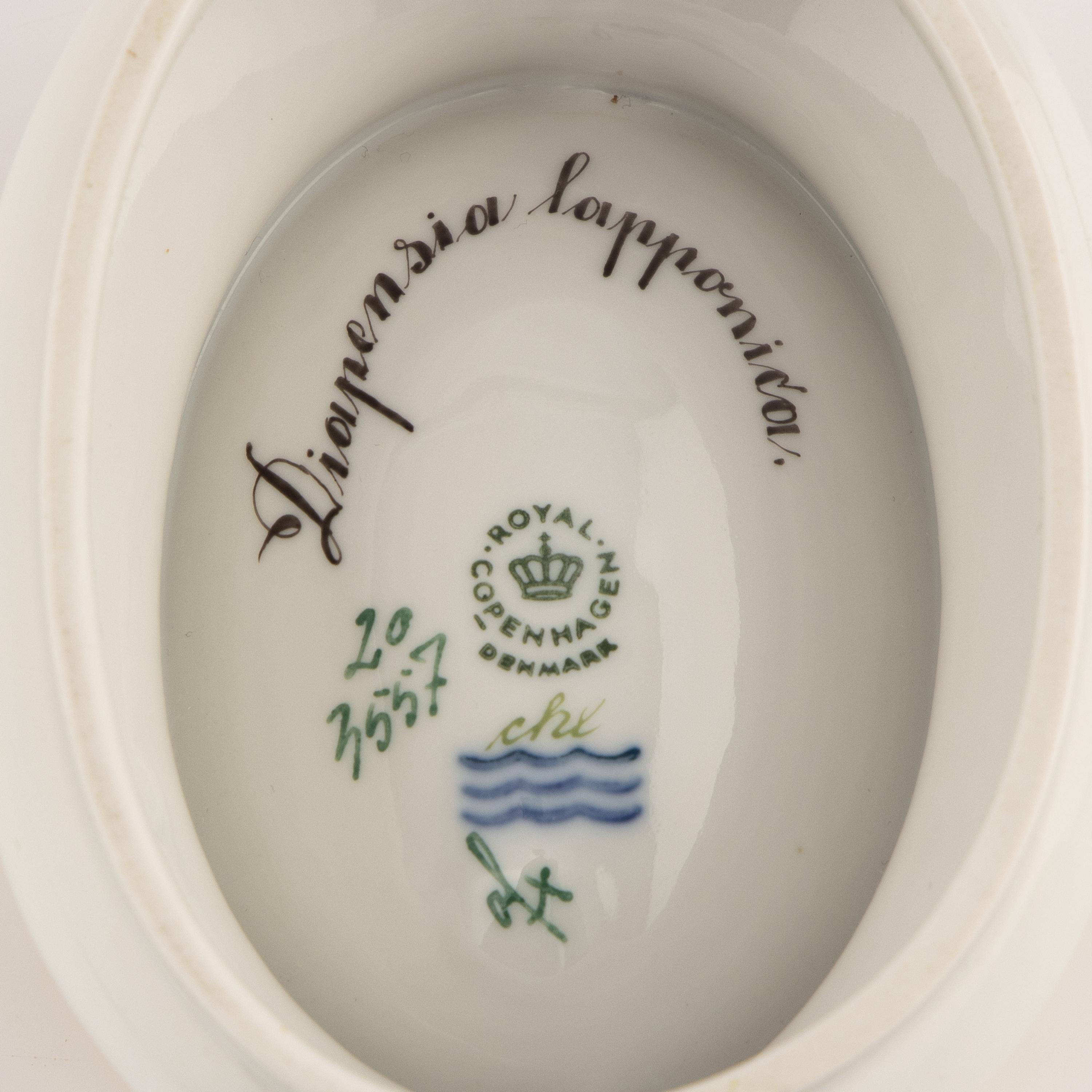 Four Royal Copenhagen Flora Danica Porcelain Table Articles