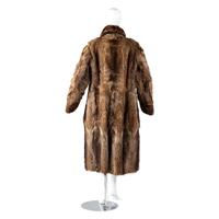 [WESTERN AMERICANA]. Fur coat with gauntlets.