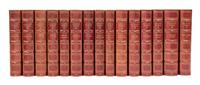 DICKENS, CHARLES. Works. London, 1874-76. 30 vols. Bound by Bayntun.